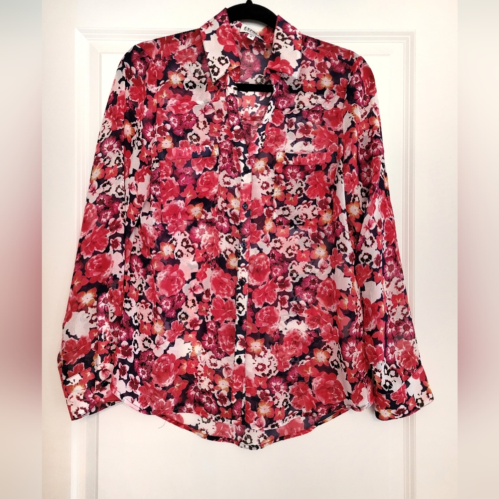 Express floral blouse